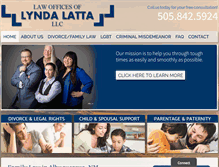 Tablet Screenshot of lyndalatta.com